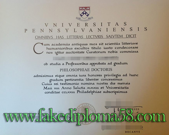 University of Pennsylvania degree