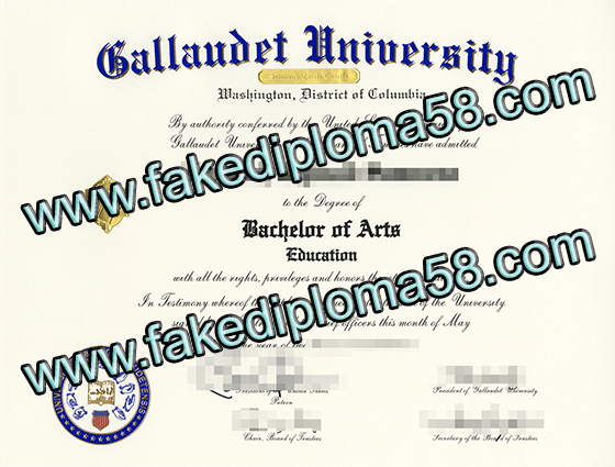 Gallaudet University degree