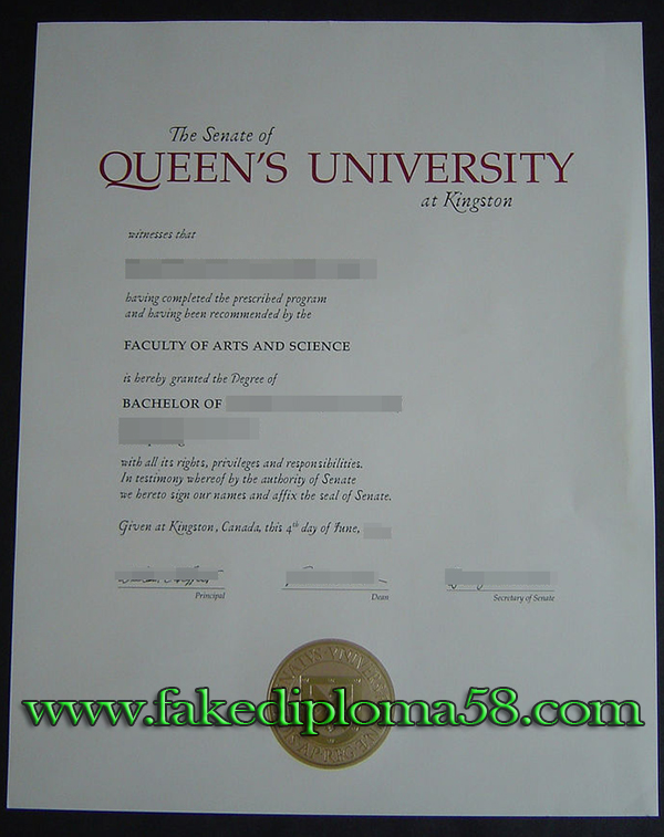 Queen’s University degree