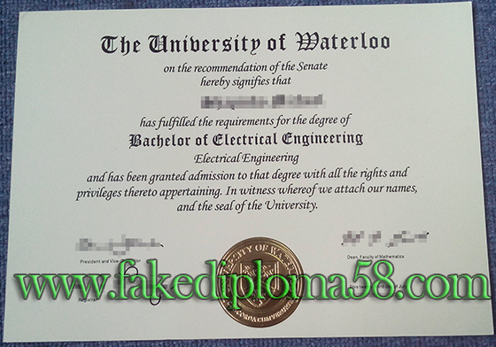 University of Waterloo degree