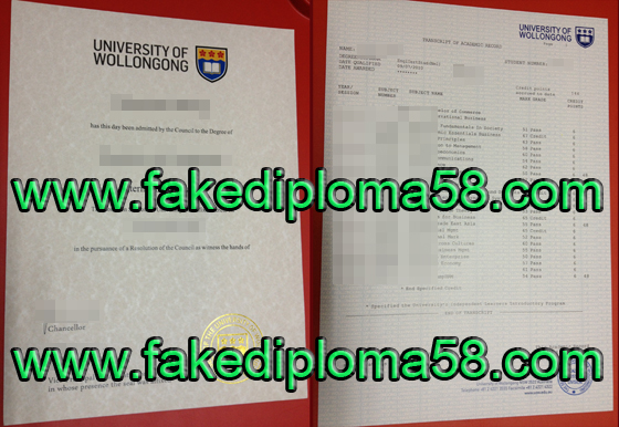 University of Wollongong Degree, Buy University of Wollongong Transcript