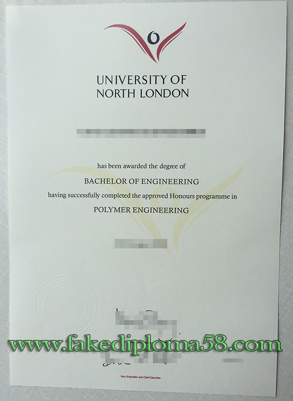 University of North London degree fake online
