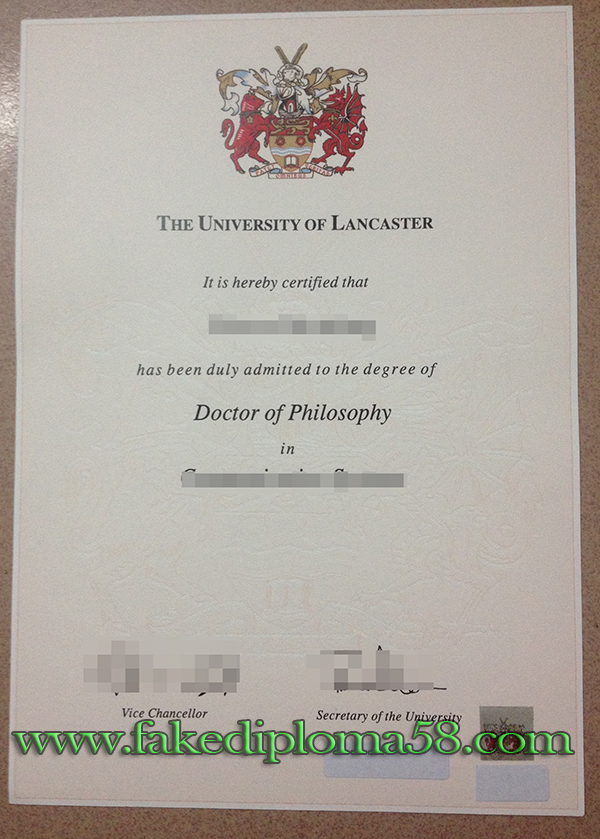 I am interested in a fake Lancaster University degree