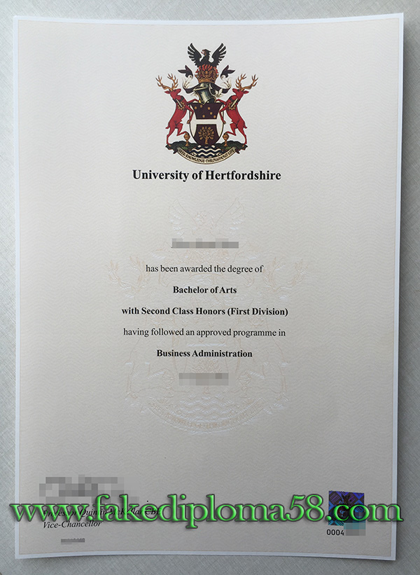 I want to buy a fake University of Hertfordshire degree online