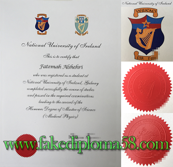 National University of Ireland degree/diploma sample