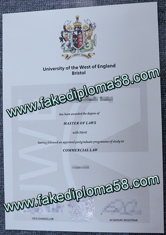 Fake diploma, buy University of the West of England diploma