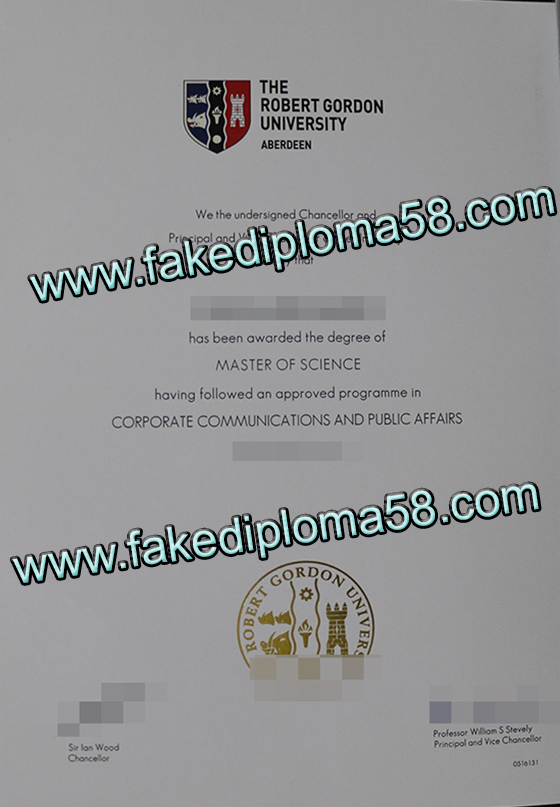 Robert Gordon University diploma , buy diploma