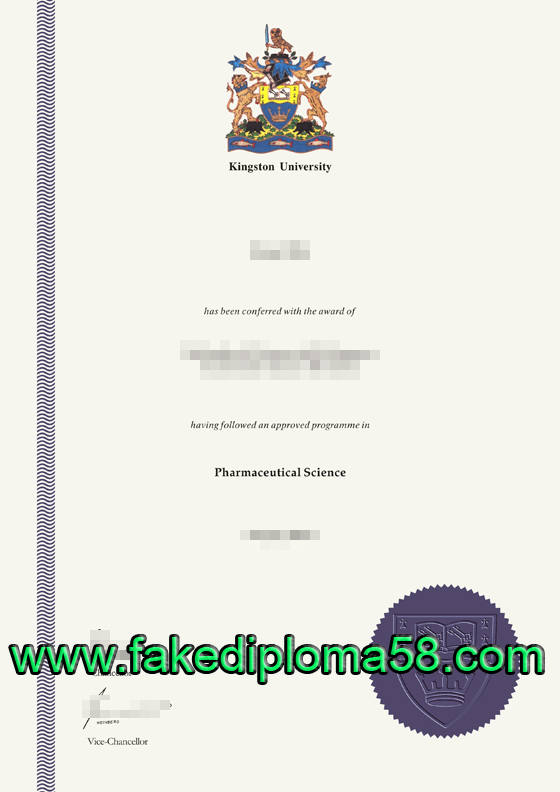 Kingston university diploma, KIngston university degree sample