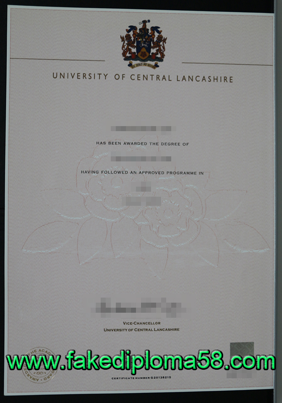 Where to buy fake diplomaof University of Central Lancashire