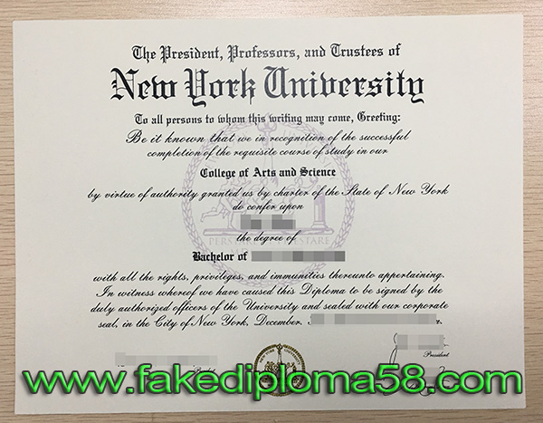 how to buy New York University fake diploma