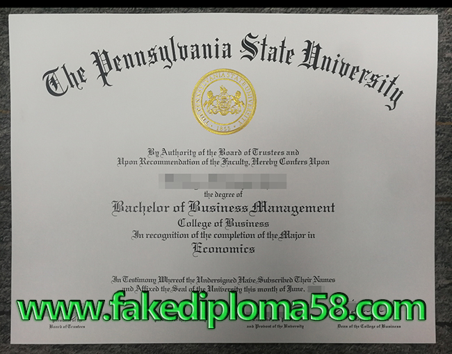 Order fake degree from The Pennsylvania State University