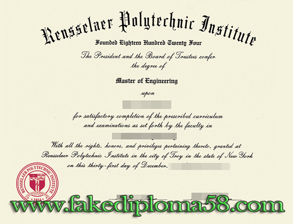 Rensselaer Polytechnic Institute degree, RPI diploma, RPI degree