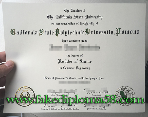 looking for a fake degree from California State Polytechnic University Pomona