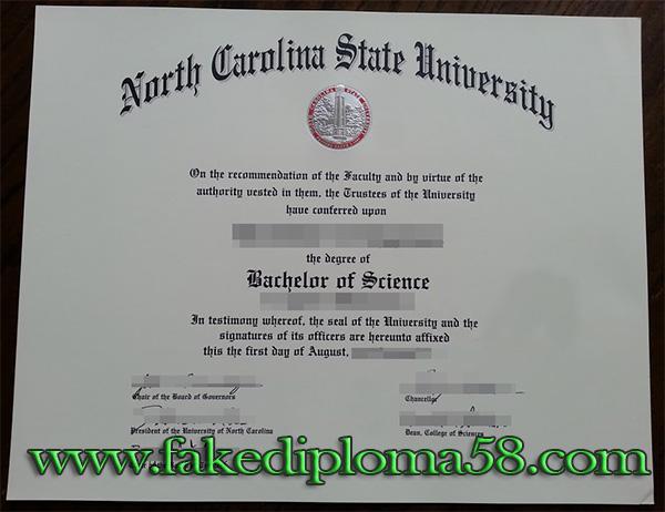 NCSU degree, degree from North Carolina State University