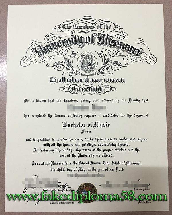 buy a fake degree from University of Missouri(UM)