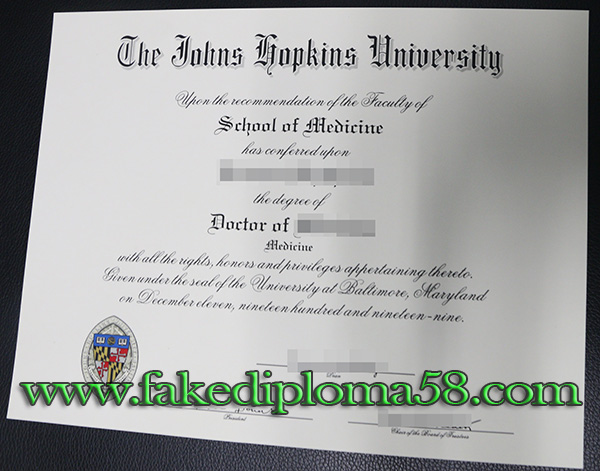 buy doctor degree from The Johns Hopkins University