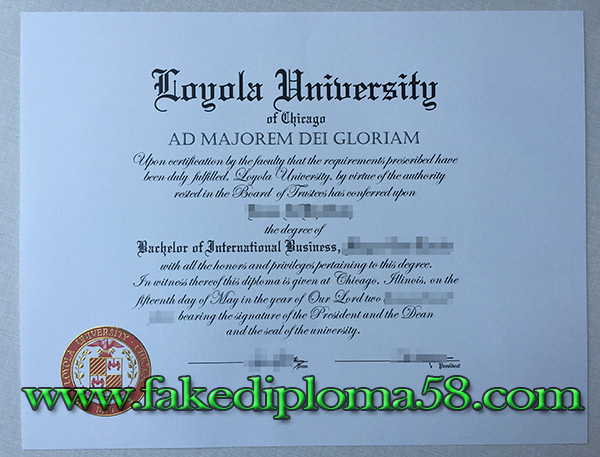 where to buy Loyola University of Chicago bachelor degree with transcript