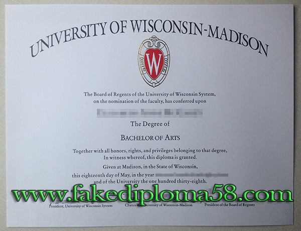 buy University of Wisconsin-Madison degree from US
