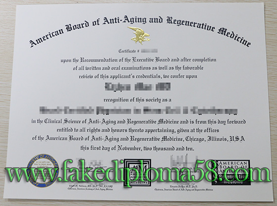 who can make the American Board of Anti-Aging and Regenerative Medicine certificate