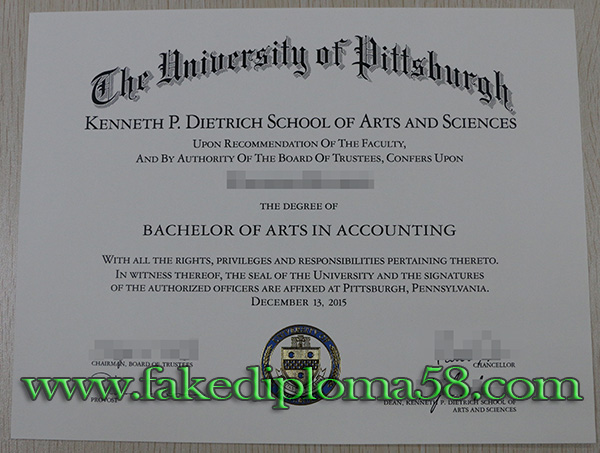 I want to buy a fake University of Pittsburgh degree online