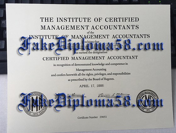 CMA, Certified Management Accountant