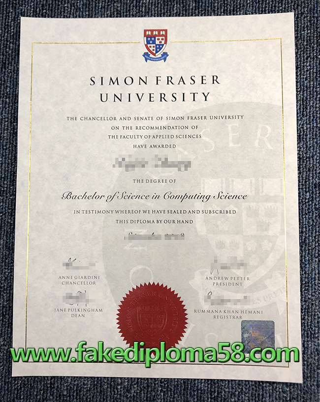 I need a fake Simon Fraser University degree