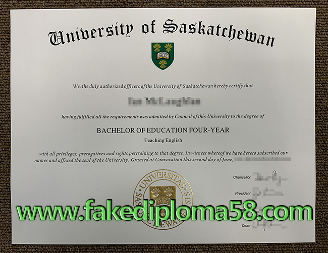 Who know to make fake University of Saskatchewan degree?