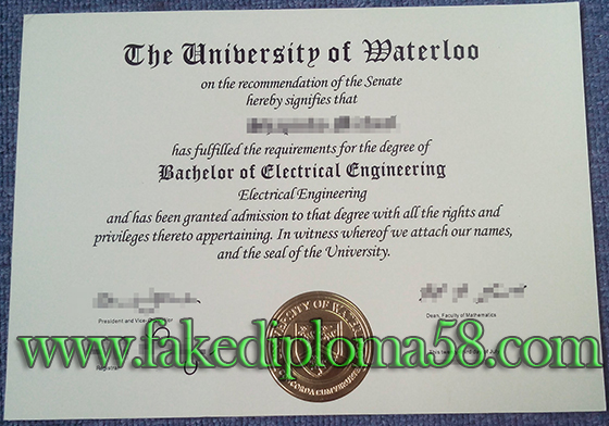 buy University of Waterloo degree, UW bachelor degree