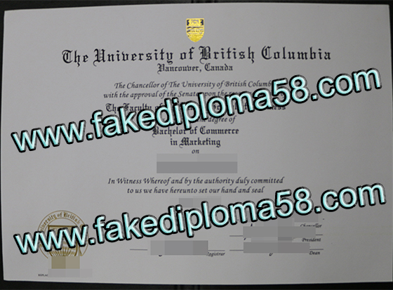 the university of british columbia degree sample, buy   fake degree of UBC