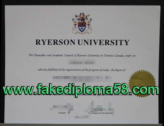 Ryerson University diploma, buy fake degree