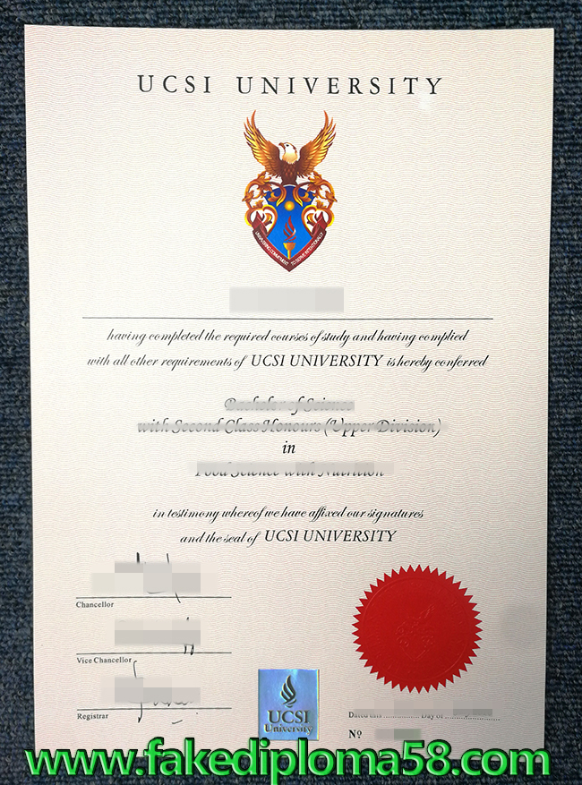 I Want to Buy a UCSI Fake Degree