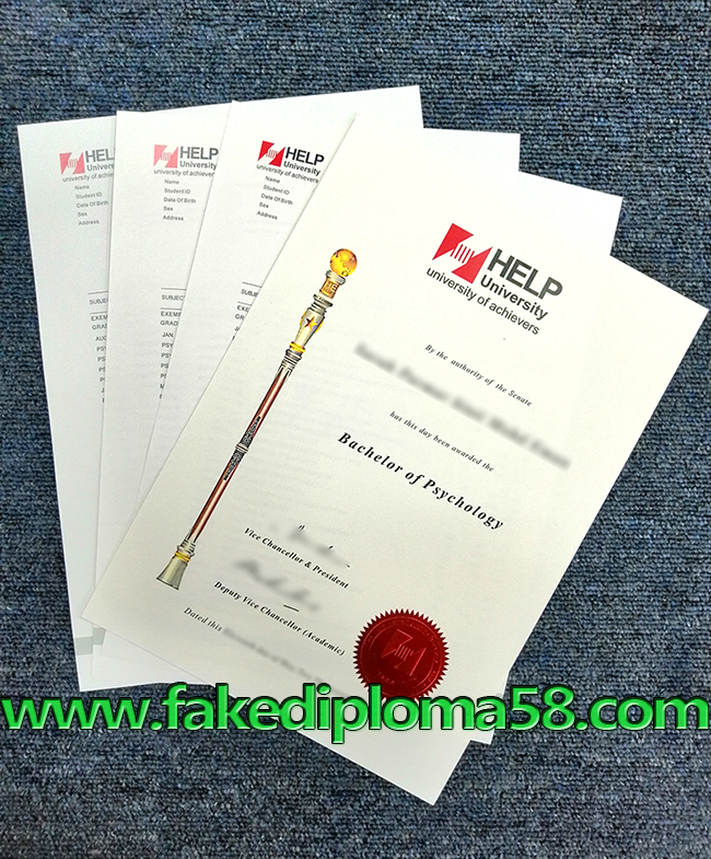 Order A Fake HELP University Diploma&Transcript