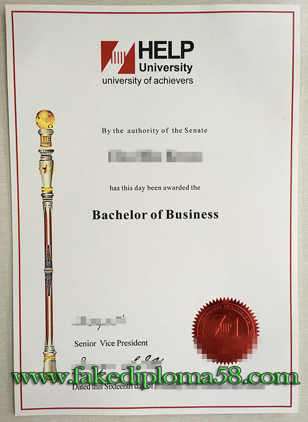 Malaysia HELP university bachelor of business degree