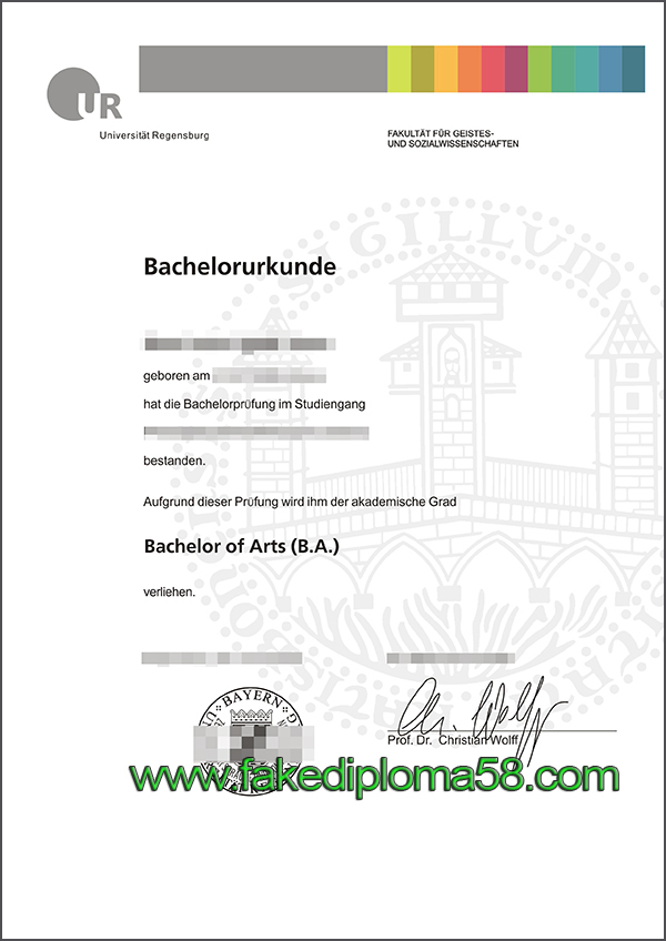 where to buy fake degree from Universität Regensburg?