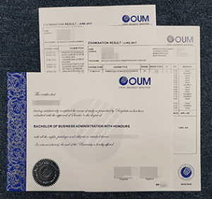 OUM fake diploma