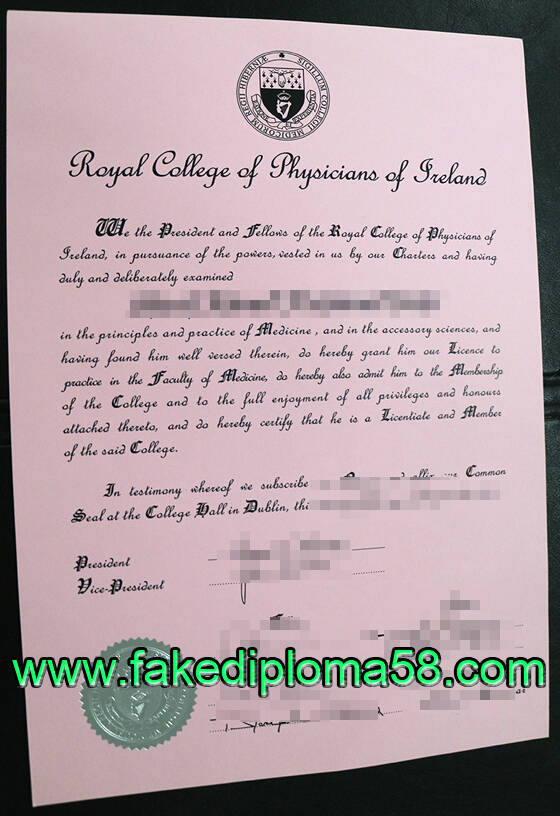 Royal college of physicians of Ireland fake diploma