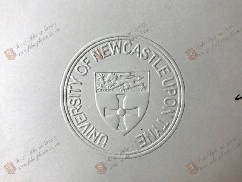 Stamp of University of Newcastle Upon Tyne