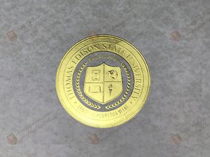 Thomas Edison StaIe University seal