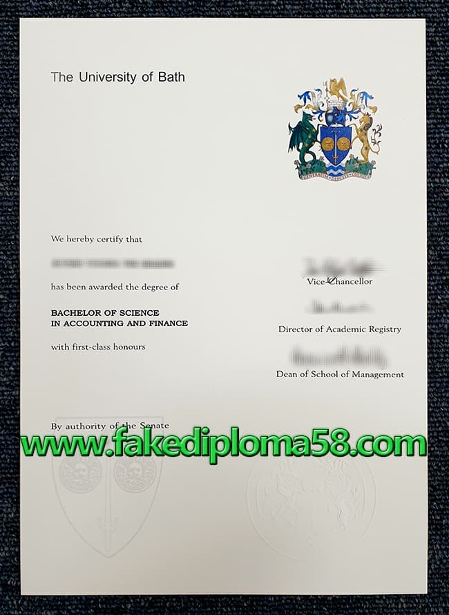 University Of Bath Fake Diploma