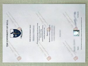 University of Hull Fake Degree Certificate