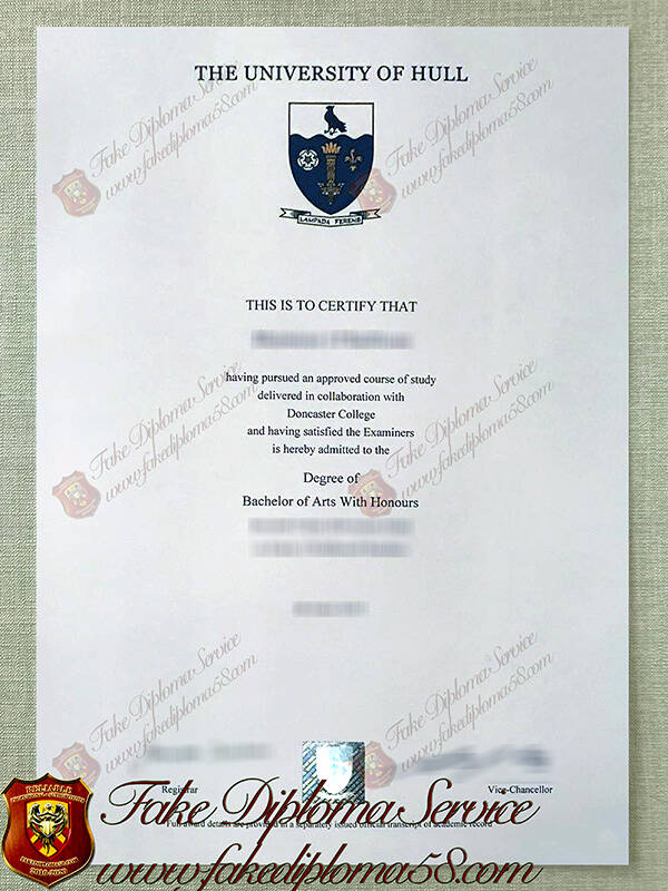 University of Hull Fake diploma