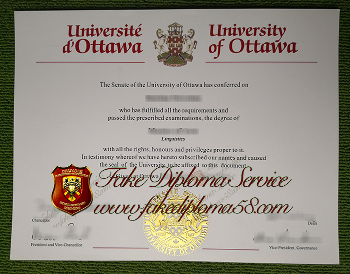 University of Ottawa diploma