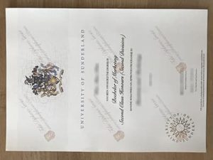 University of Sunderland diploma