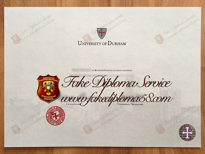 fake Durham University diploma