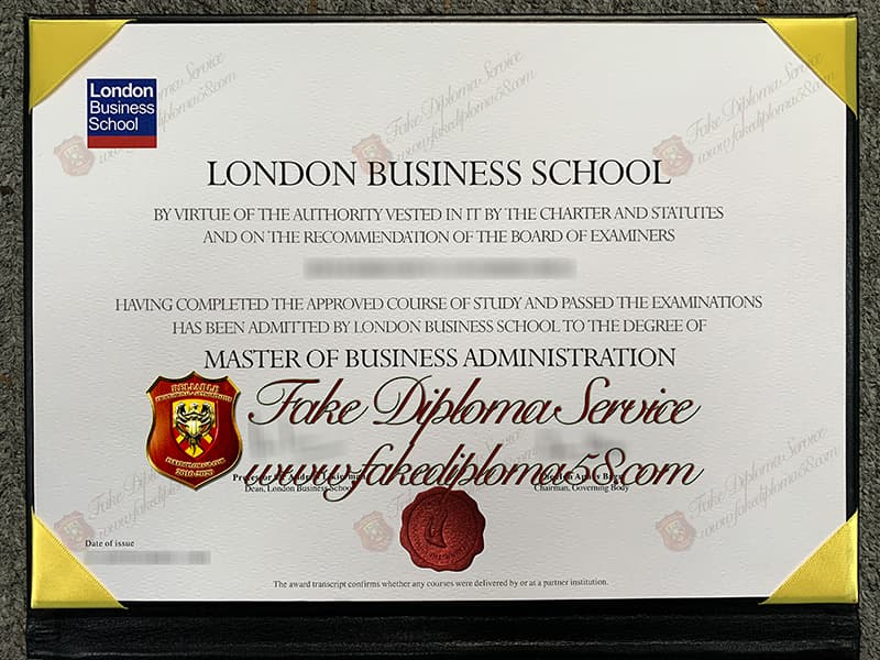 Buy fake London Business School Diploma, LBS degree