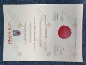 Fake Charles Sturt University Diploma