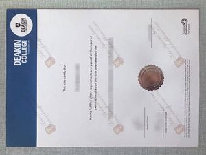 Fake Deakin University Diploma