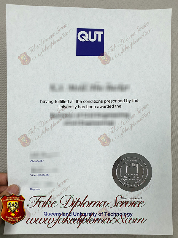 Fake Queensland University of Technology diploma