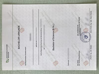 Buy Dortmund university of technology Diploma, Fake TU Dortmund Diploma