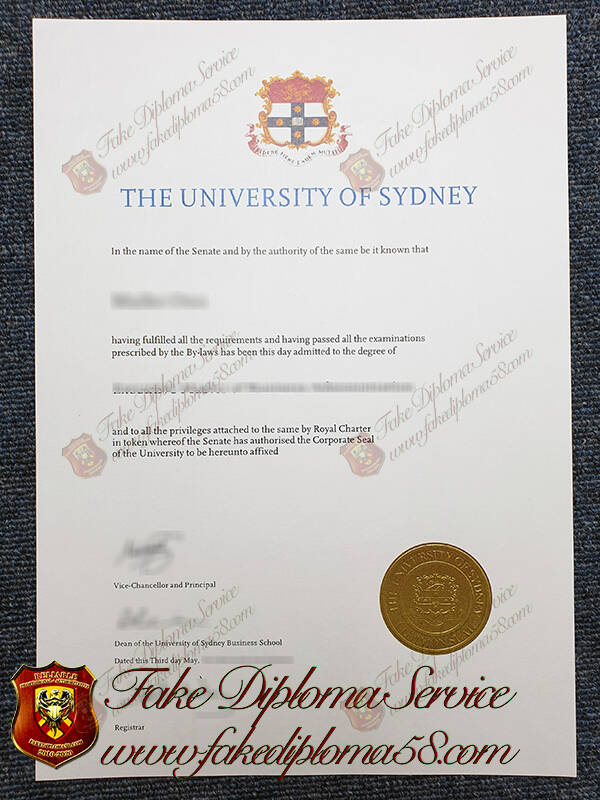 The University of Sydney fake degree